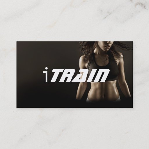 Customizable Personal Trainer Exercise Gym Fitness Business Business Card Templates