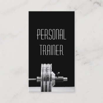 Personal Trainer  Exercise  Gym Fitness Business Business Card by olicheldesign at Zazzle