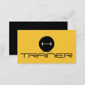 Personal Trainer Exercise Gym Fitness Business Business Card (Front/Back)