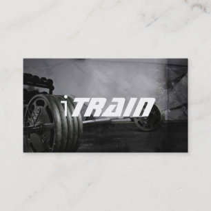 Personal Trainer Exercise Gym Fitness Business Card