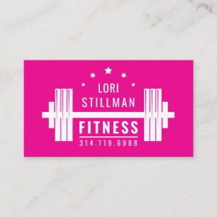 Personal Trainer/Fitness 10 Class Pass Business Card