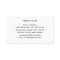 Personal Trainer & Fitness Business Card