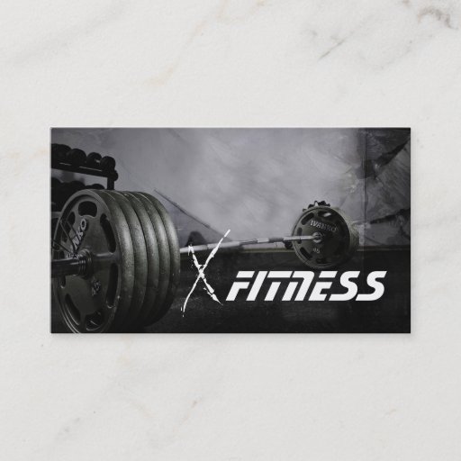 Customizable Personal Trainer, Fitness Business Card