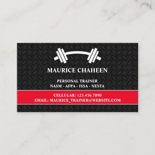 Personal Trainer Business Card