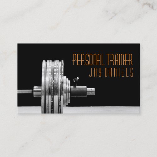 Personal Trainer Fitness Business Card