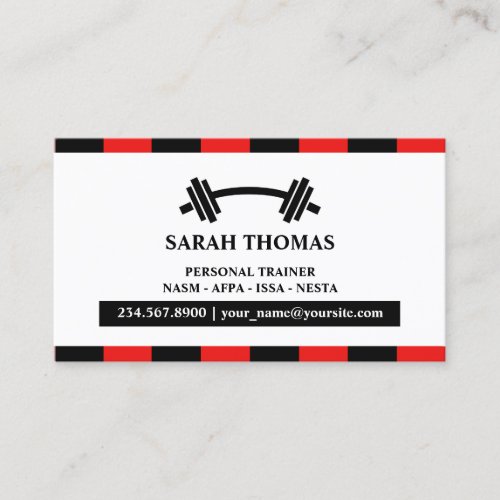 Personal Trainer Business Card