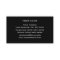 Personal Trainer & Fitness Business Card