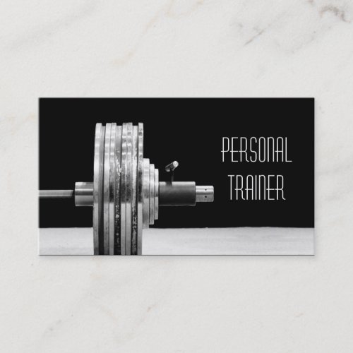 Personal Trainer Fitness Business Card