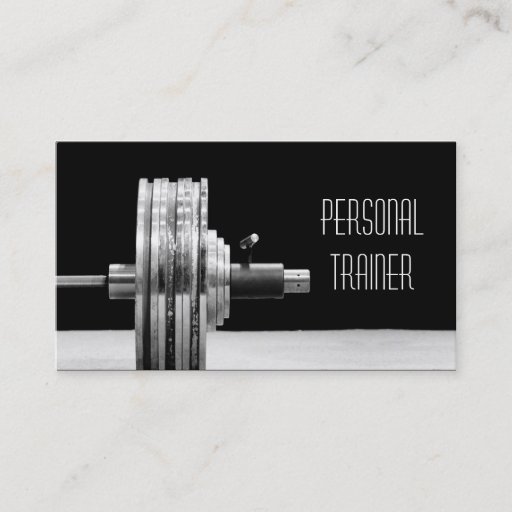 Customizable Personal Trainer, Fitness Business Card
