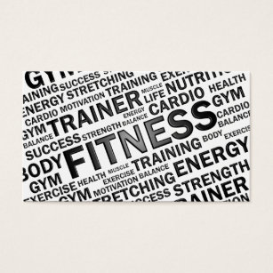 personal trainer business card templates