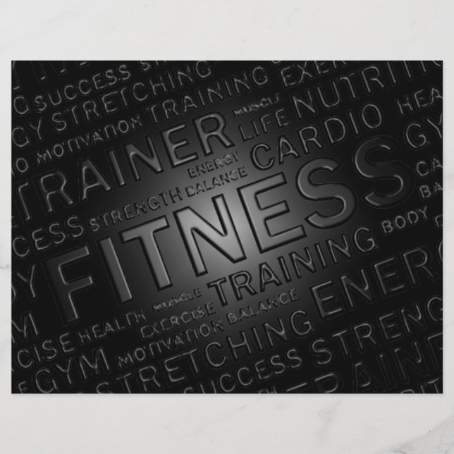 Personal Trainer & Fitness Center Flyer (Front)