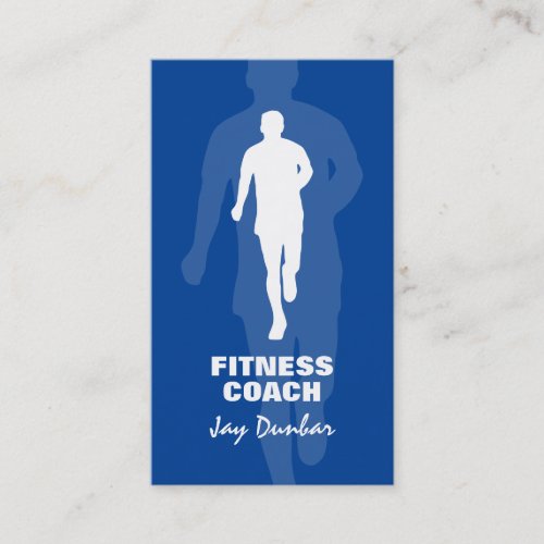 Personal trainer fitness coach business card