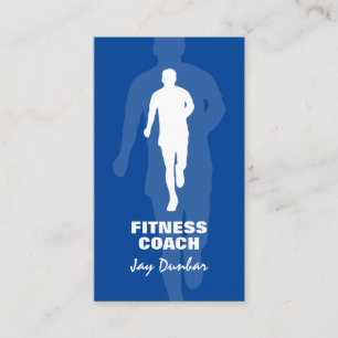 Personal trainer fitness coach business card