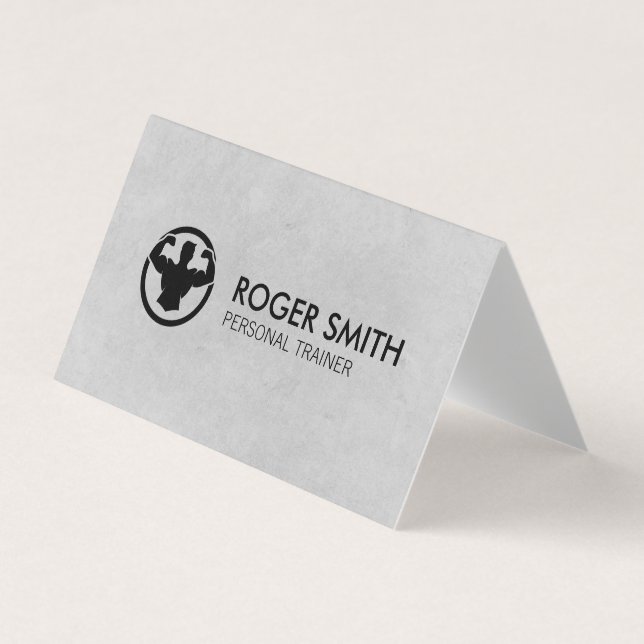 Personal Trainer | Fitness Coach Business Card (Front)