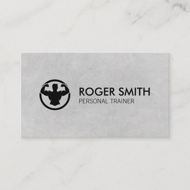 Personal Trainer | Fitness Coach Business Card (Front)