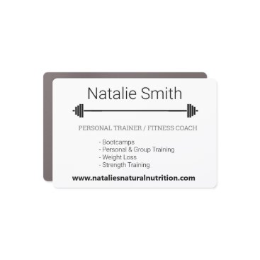 Personal Trainer Fitness Coach Logo Custom Car Magnet Personal Trainer Fitness Coach Logo Custom Car Magnet
