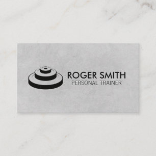 Personal Trainer   Fitness Coach   Plated Weights Business Card