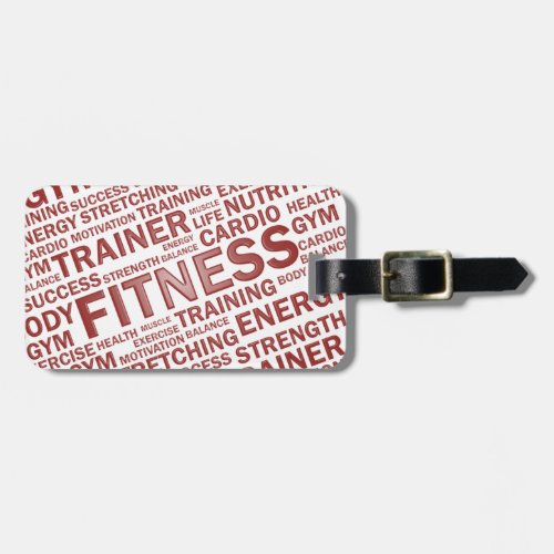 Personal Trainer  Fitness Luggage Tag