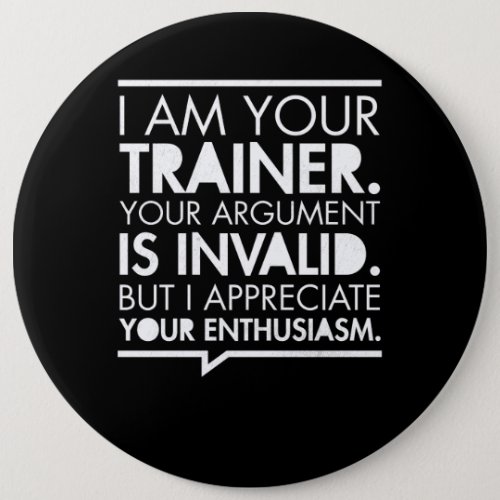 Personal Trainer Fitness Motivation Button