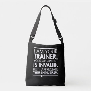 Personal Trainer Fitness Motivation Crossbody Bag