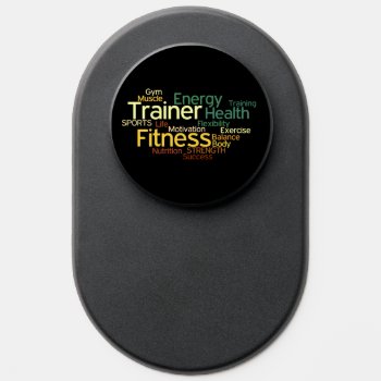 Personal Trainer & Fitness  Popsocket by istanbuldesign at Zazzle