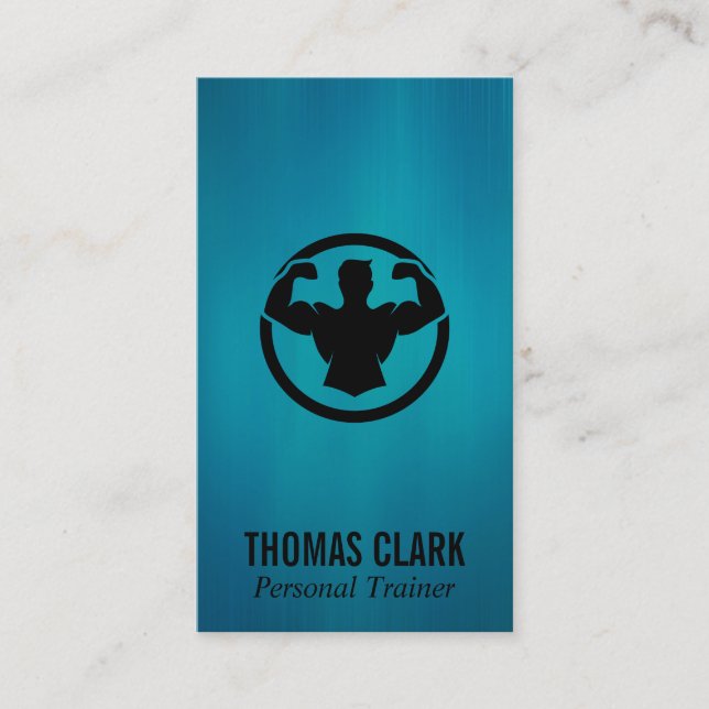 Personal Trainer | Flexing Icon | Appointment Card (Front)