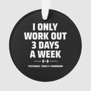 Personal Trainer Funny Gym Exercise Fitness Meme Ornament