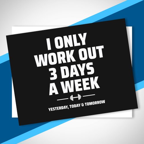 Personal Trainer Funny Gym Exercise Fitness Meme Postcard