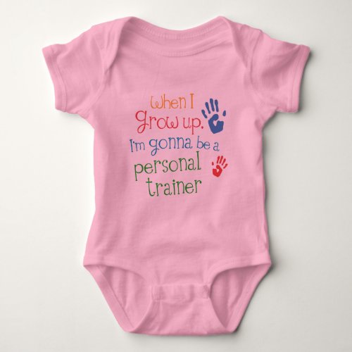 Personal Trainer Future Infant Baby T_Shirt Baby Bodysuit