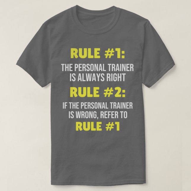 Personal Trainer Gift Fitness Trainer Gym Coach  ( T-Shirt (Design Front)