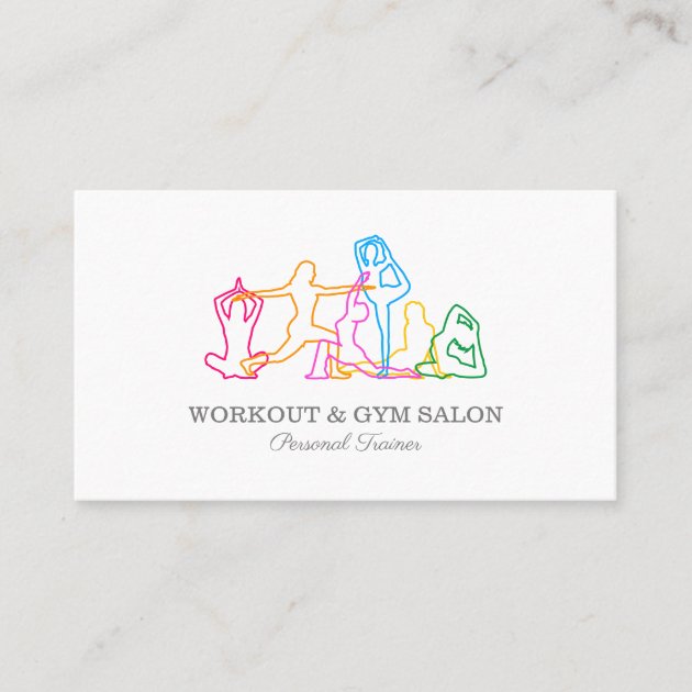 Personal Trainer Gym Business Card