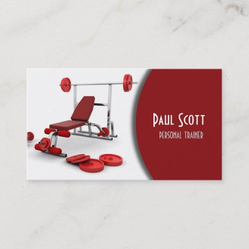 Personal Trainer / Gym Business Card