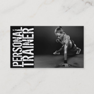 Personal Trainer Gym Fitness Business Card