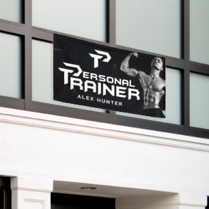 Personal Trainer Gym Fitness Personalized Banner