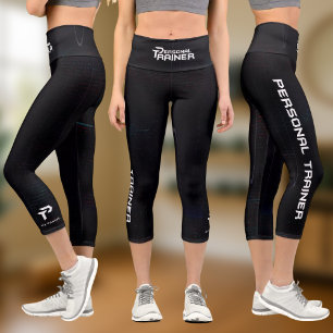 Personal Trainer Gym Fitness Personalized Capri Leggings
