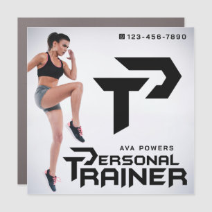 Personal Trainer Gym Fitness Personalized Car Magnet