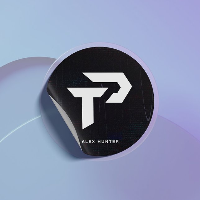 Personal Trainer Gym Fitness Personalized Classic Round Sticker (Creator Uploaded)