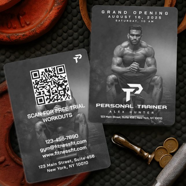 Personal Trainer Gym Fitness Personalized Invitation (Creator Uploaded)