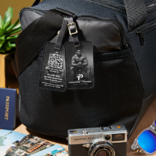Personal Trainer Gym Fitness Personalized Luggage Tag