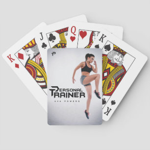 Personal Trainer Gym Fitness Personalized Poker Cards