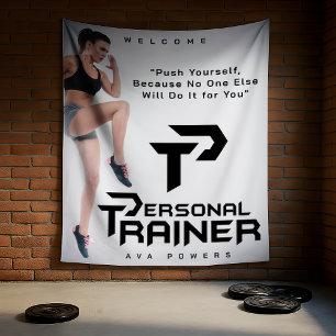 Personal Trainer Gym Fitness Personalized Tapestry