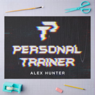 Personal Trainer Gym Fitness Personalized Tissue Paper