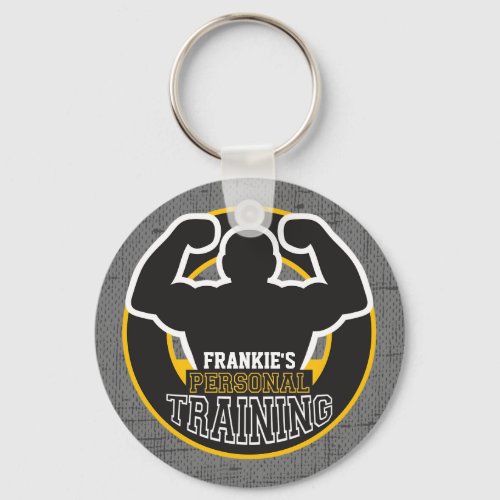 Personal Trainer GYM Power Training Fitness Custom Keychain