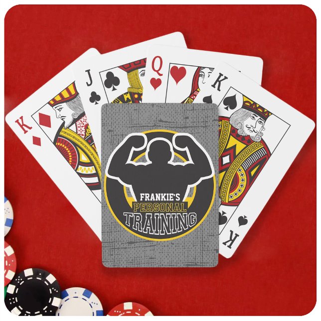 Personal Trainer GYM Power Training Fitness Custom Poker Cards (Creator Uploaded)
