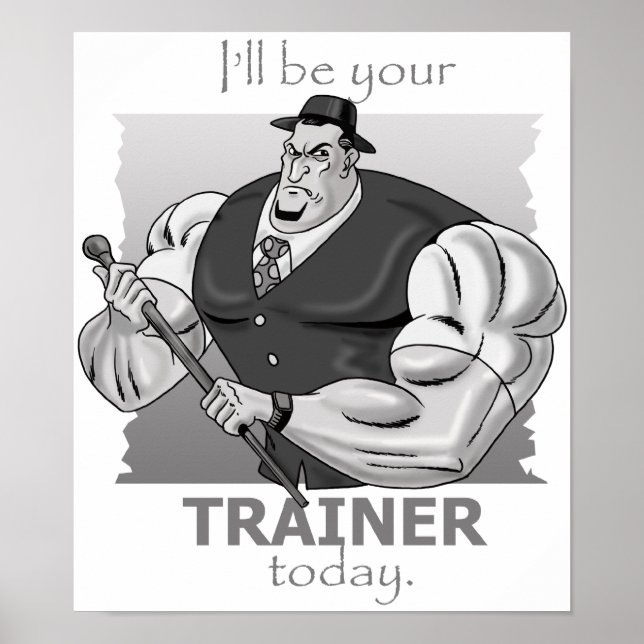 Personal Trainer - Hardcore Style - Poster & Print (Front)