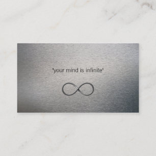 Personal Trainer   Infinity Business Card