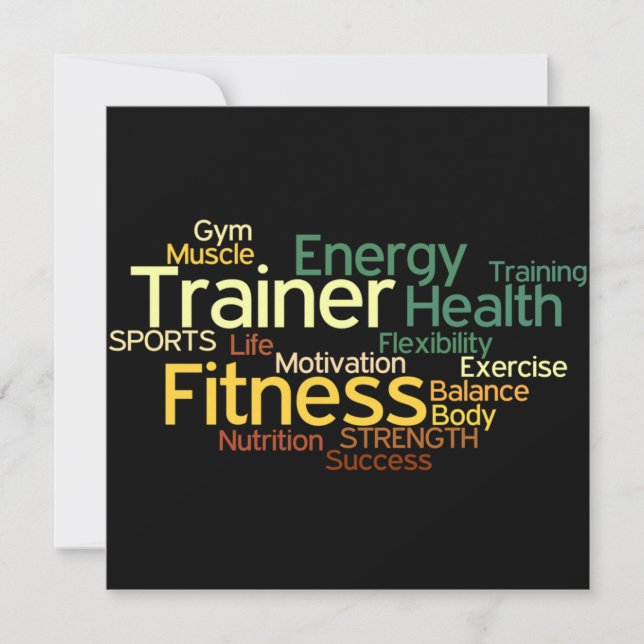 Personal Trainer Invitation (Front)
