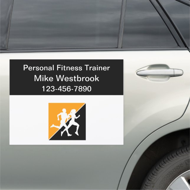 Personal Trainer Mobile Advertising Car Magnets (In Situ)