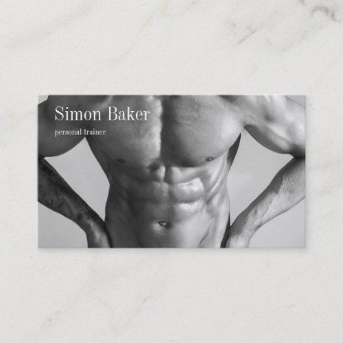 Personal Trainer Muscles Business Card