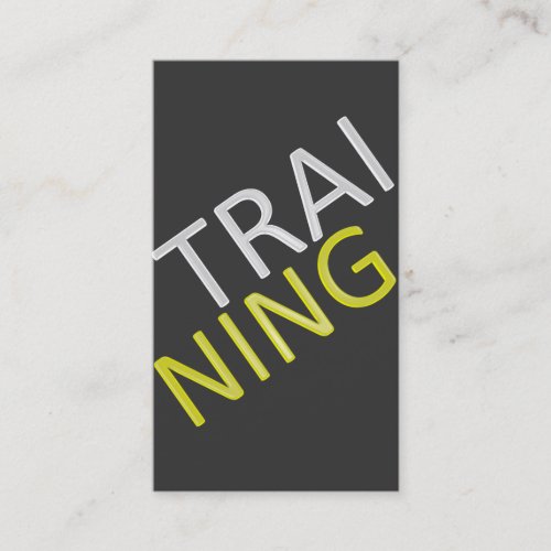 Personal Trainer or Fitness Center Business Card
